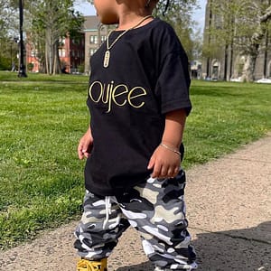 Mini Go Time Camo Sweatpants - Charcoal/combo