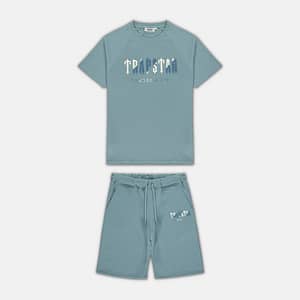 Trapstar Chenille Decoded Shorts Set