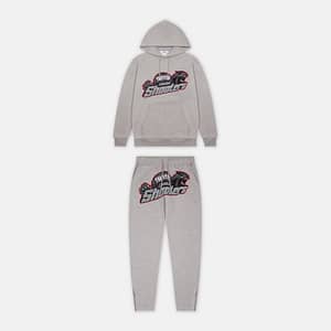 Trapstar Shooters Tracksuit - Grey/Red