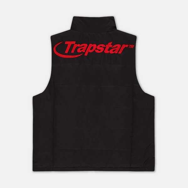 Trapstar Hyperdrive Gilet Black/Red Dripscan