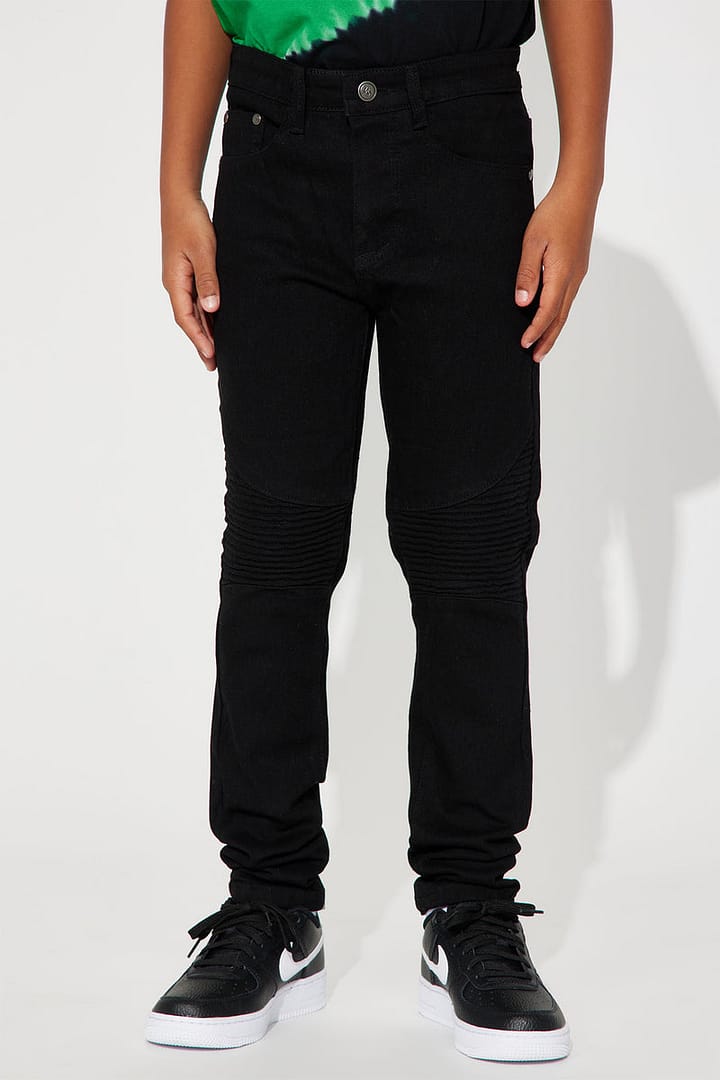 Mini Jay Moto Skinny Jeans - Black