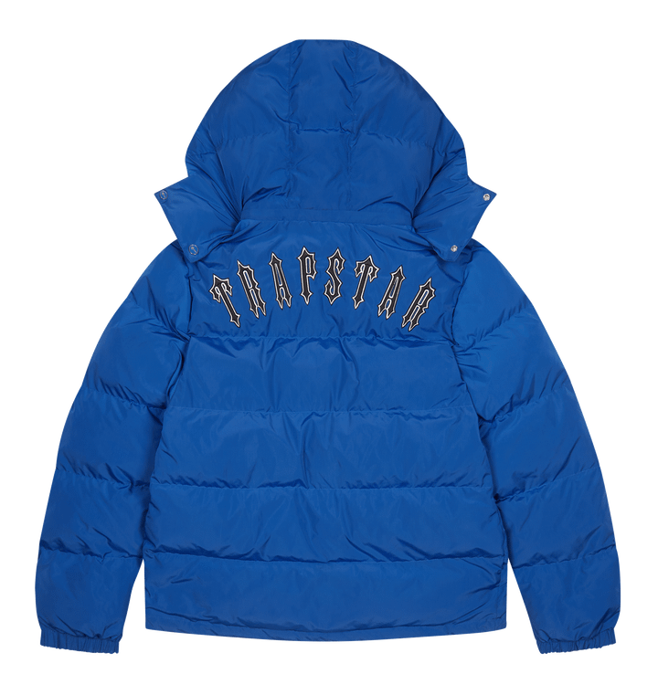 Trapstar Irongate Jacket Detachable Hood Dazzling Blue Dripscan