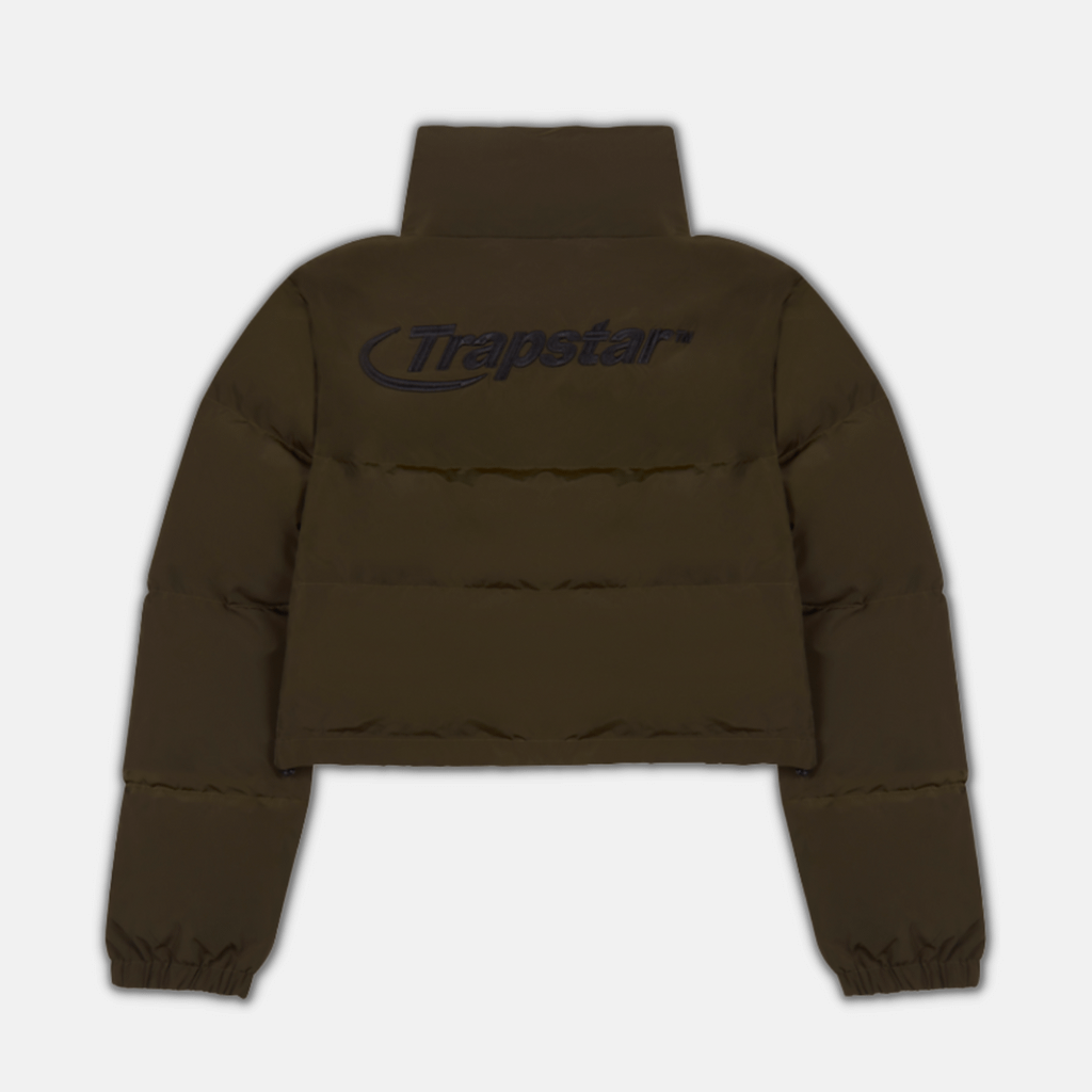 Trapstar Women's Hyperdrive Jacket Olive Green Dripscan